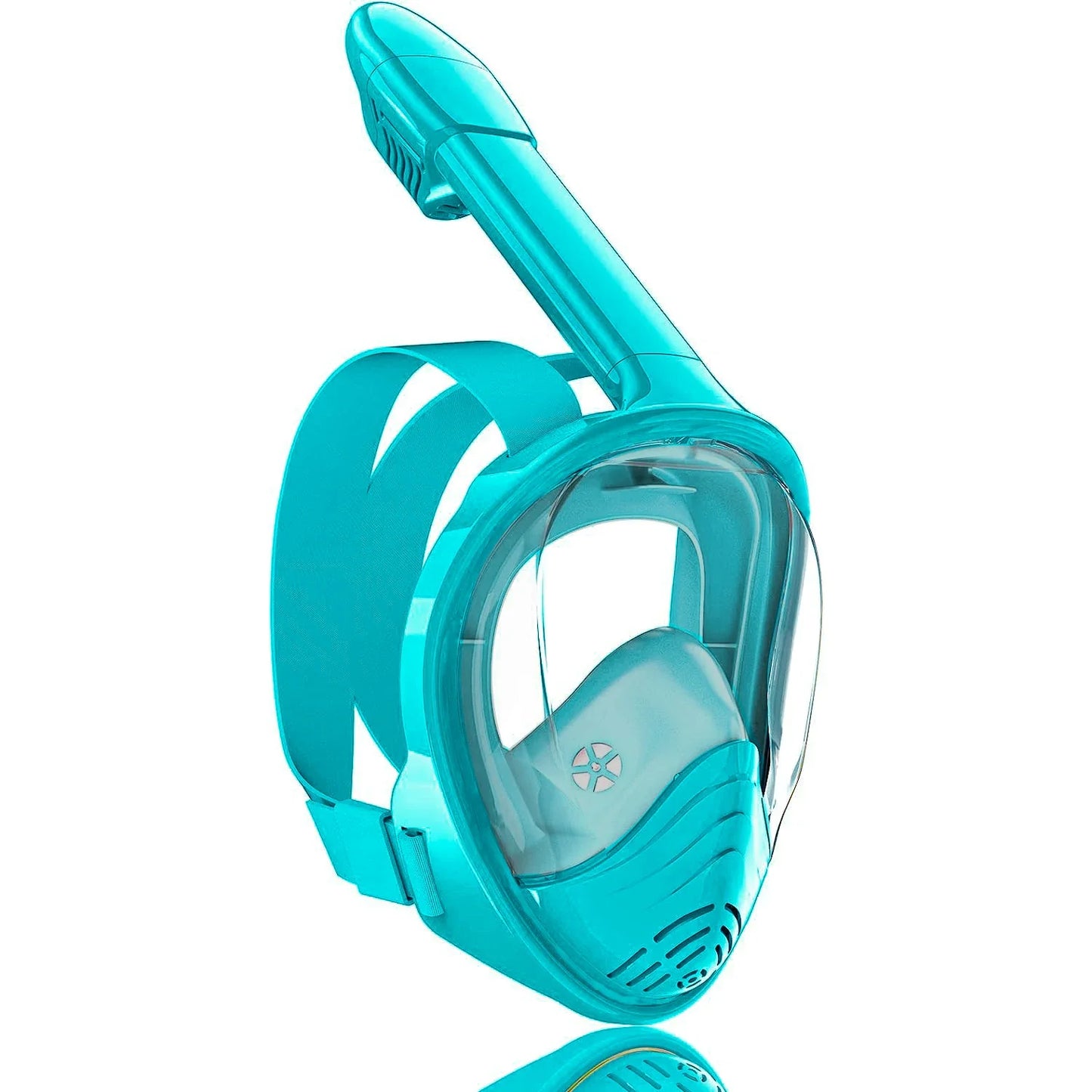 Foldable Full Face Snorkel Mask - 180° Panoramic Anti-Fog Diving Mask for Kids & Swimming