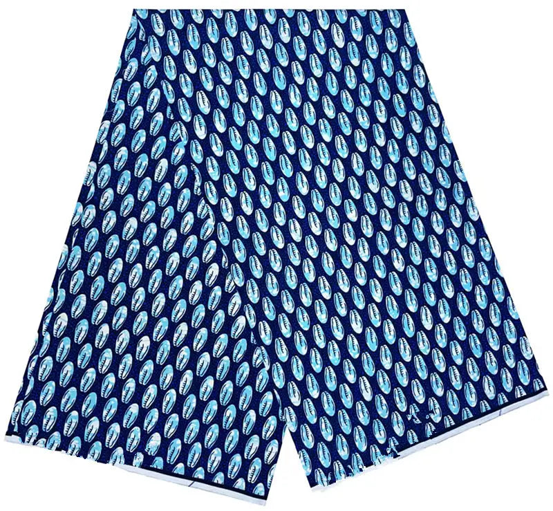 100% Cotton Ankara Wax Fabric - High Quality Soft Real Dutch Pagne Print for Dresses & Sewing