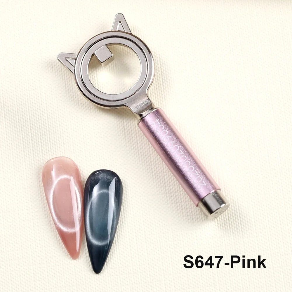 Cat Eye Nail Art Magnetic Tool Set - Halo Cat Eye Nail Design Magnet for DIY Manicure and Home Nail Art