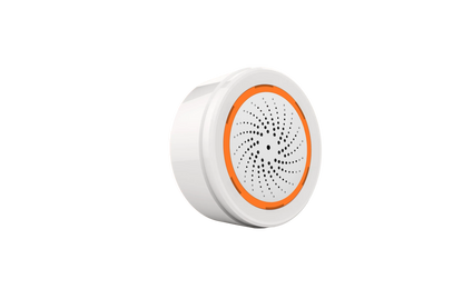 ONENUO Tuya Zigbee Smart Siren Alarm - Home Security Strobe Alert Device With USB Power Cable & Built In Battery