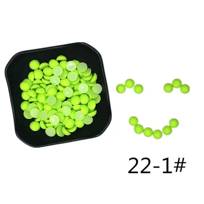 ABS Flat Half Round Beads - 6mm & 10mm Matte Plastic Beads for Clothing Accessories