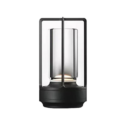 Rechargeable LED Crystal Table Lamp - Aluminum Touch Night Light for Restaurants, Camping & Home Decor