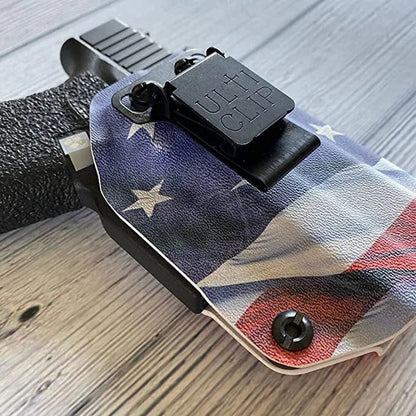 Universal Knife Sheath Belt Clip - Stainless Steel K-Sheath Holster Back Clip for Outdoor EDC Gear