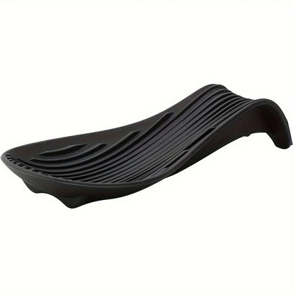 Silicone Spoon Holder & Utensil Rest – Heat-Resistant Kitchen Storage Shelf for Cooking Tools & Accessories