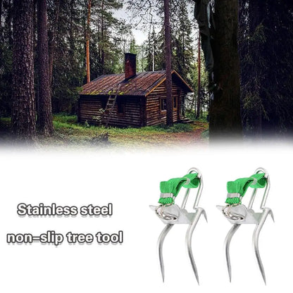 Tree Climbing Spikes – 304 Steel Climbing Shoes for Hunting, Observation, and Fruit Picking, Easy to Use