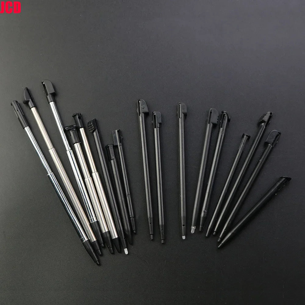 Black Plastic & Metal Telescopic Stylus Pen – Touch Screen Stylus for 2DS, 3DS, New 2DS LL/XL, New 3DS XL/LL, NDSL, NDSi, NDS & Wii
