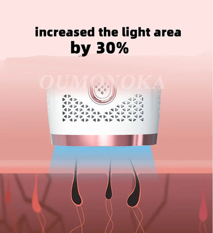 Body Bikini IPL Hair Removal Device — 999,999 Flashes Permanent Painless Laser Epilator for Women, Home Use