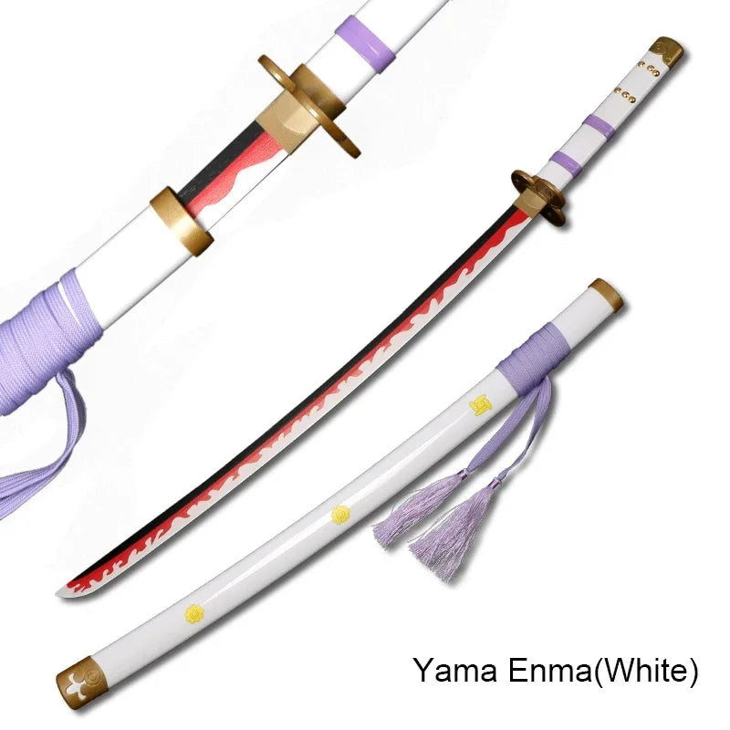 1:1 Roronoa Zoro Katana Wooden Toy Swords – Wado Ichimonji, Shusui, Enma Anime Cosplay Props & Collectible Weapons