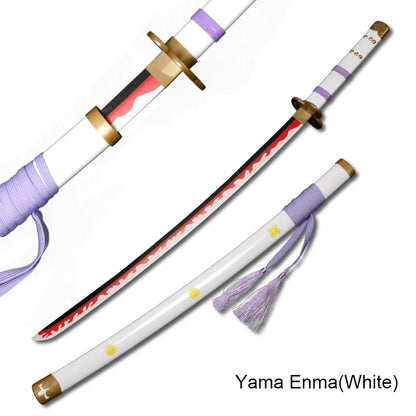 1:1 Roronoa Zoro Katana Wooden Toy Swords – Wado Ichimonji, Shusui, Enma Anime Cosplay Props & Collectible Weapons