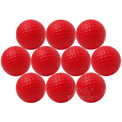 Soft PU Indoor Golf Balls - Yellow Practice Training Aid for Golfers & Gifts
