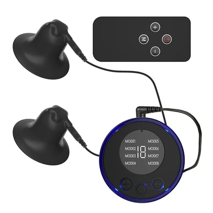 Electric Shock Nipple Clamps – Metal Breast & Clitoris Stimulator Clips for BDSM Bondage Massage (18+)
