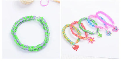 Creative Rainbow Loom Bands Set – Colorful DIY Rubber Bracelet Making Kit for Girls’ Crafts and Birthday Gifts