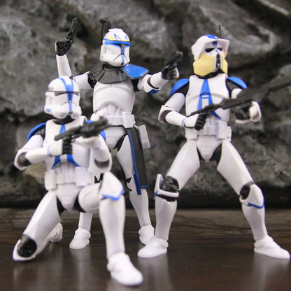 Star Wars 6" Action Figures – 501st Legion ARC & ARF Troopers, Rex, Jesse, Bane, Denal, Tup, Dogma Clone Toy