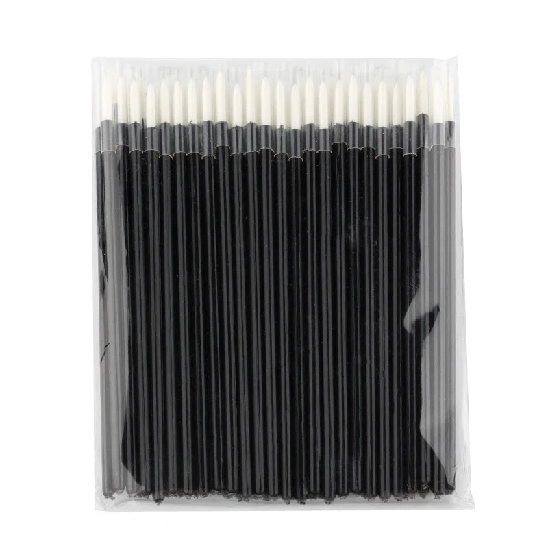 50Pcs Disposable Eyeliner Makeup Brushes - Eye Shadow & Eyeliner Wands for Lash Extensions and Beauty Tools