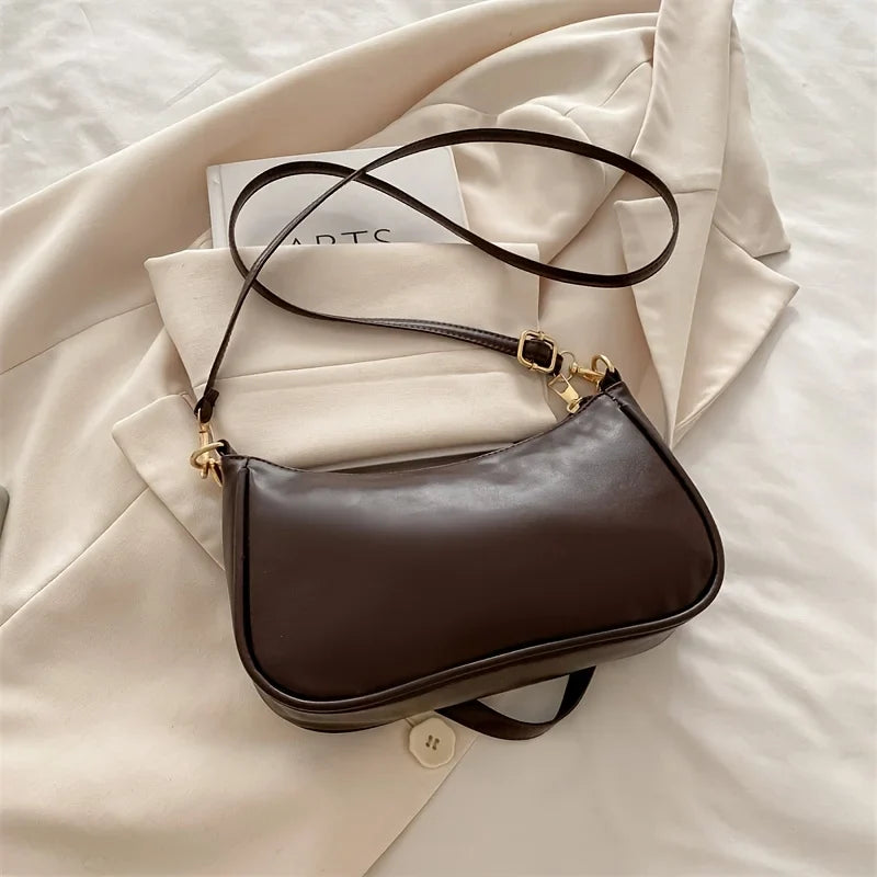 Vintage Style Women’s Handbag – Adjustable Strap Crossbody & Messenger Tote Shoulder Bag