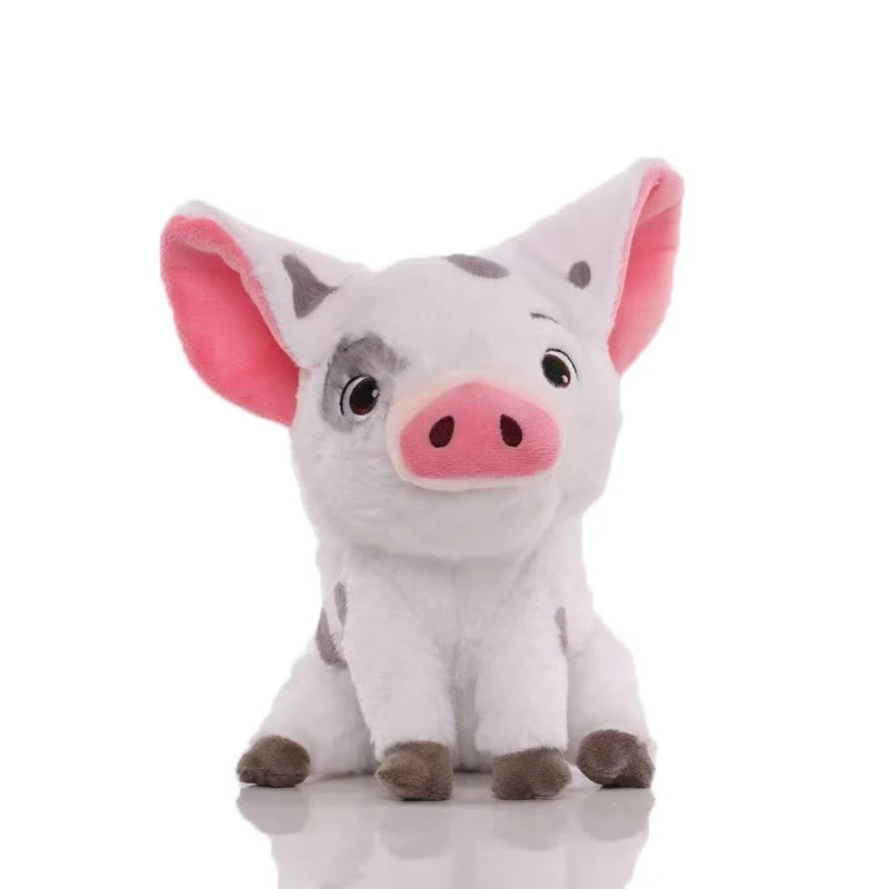 Kawaii Moana Plush Toy Set - Cute Pig & Rooster Stuffed Animals for Kids Birthday Gift and Home Decor