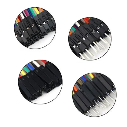 20-Pin Dupont Jumper Wire Set – 20cm Male to Male, Female to Male, Female to Female Cables for Arduino & DIY Electronics