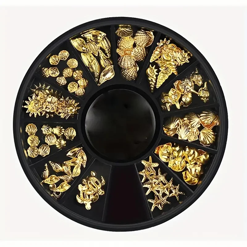 Nail Art Rhinestone Gems - Glitter Crystal Beads Manicure Decoration Accessories for Professional Nail Design