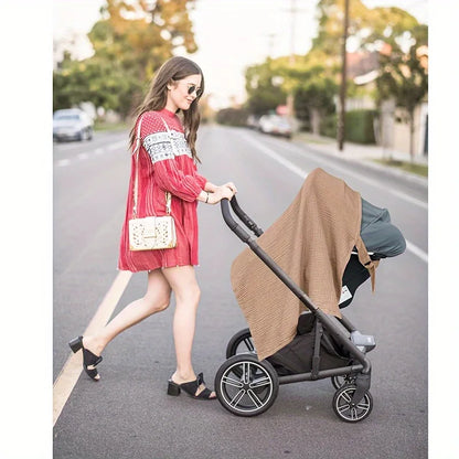 Nursing Cover Cloth - Breathable Outdoor Breastfeeding Shawl Anti-Exposure Gauze Feeding Cover-Up Scarf for Mothers