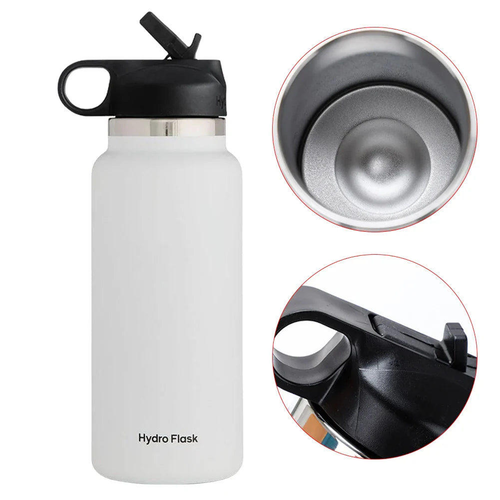 40oz Insulated Water Bottle – Stainless Steel Vacuum Flask, Keeps Drinks Hot & Cold, Flex Cap