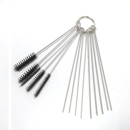 Carburetor Cleaning Tool Kit - Wire Brushes & Needles for Car, Motorcycle, Scooter & ATV Jets