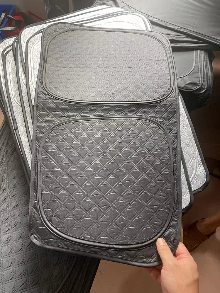 Tesla Side Window Sunshade - Custom Fit Privacy UV Protection Cover for Model 3, Y, S & X, Outdoor Camping & Travel Accessory