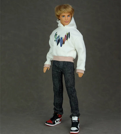 30cm Male Anime Doll Clothes – 1/6 BJD Fashion Casual Suit for KEN Dolls, DIY Reborn Toy Accessories & Gifts