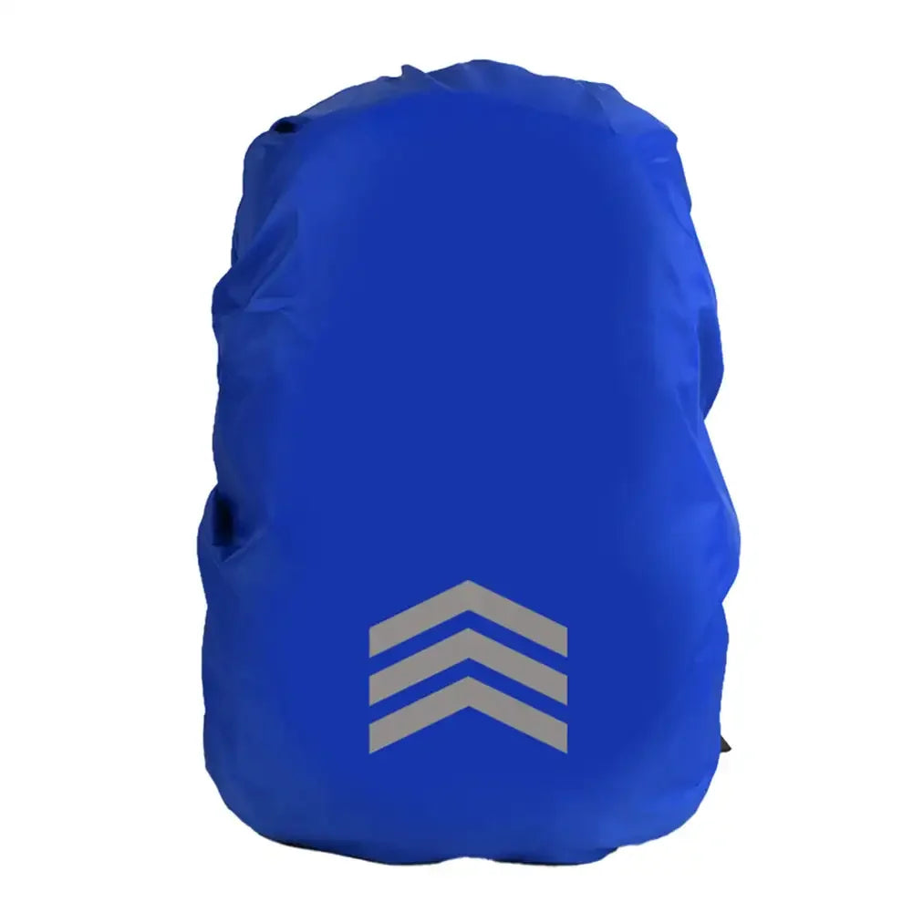 Outdoor Reflective Backpack Rain Cover – Waterproof Safety Cover for Cycling, Hiking & Climbing, Fits 18-45L Bags