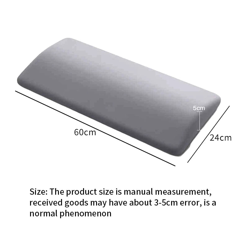 Memory Foam Lumbar Support Pillow — Back & Waist Cushion for Sleeping, Lower Back Pain Relief