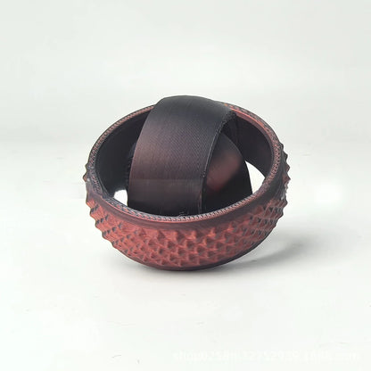 3D Printed O-Shaped Rotating Fingertip Gyroscope Toy – Anxiety Relief & Stress Decompression