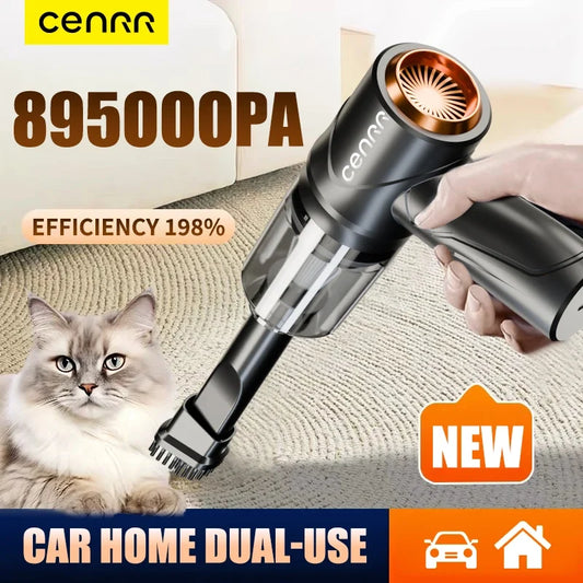 CENRR 895000PA Car Vacuum Cleaner - Cordless Powerful Handheld Portable Wireless Auto Cleaning Machine
