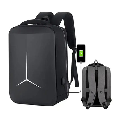 Anti-Theft Waterproof EVA Laptop Backpack – Hard Shell Travel Bag for Business, Motorcycle & Everyday Use