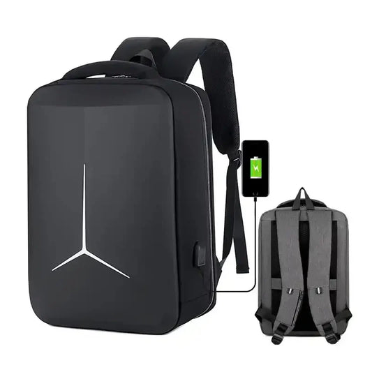 Anti-Theft Waterproof EVA Laptop Backpack – Hard Shell Travel Bag for Business, Motorcycle & Everyday Use
