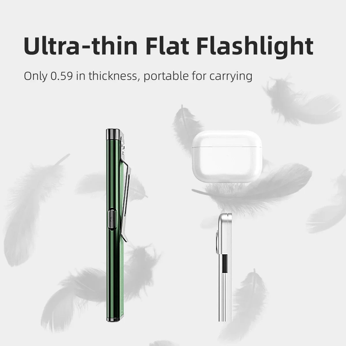 Warsun T7 LED Keychain Flashlight – 650Lm Mini Portable Torch with Magnet