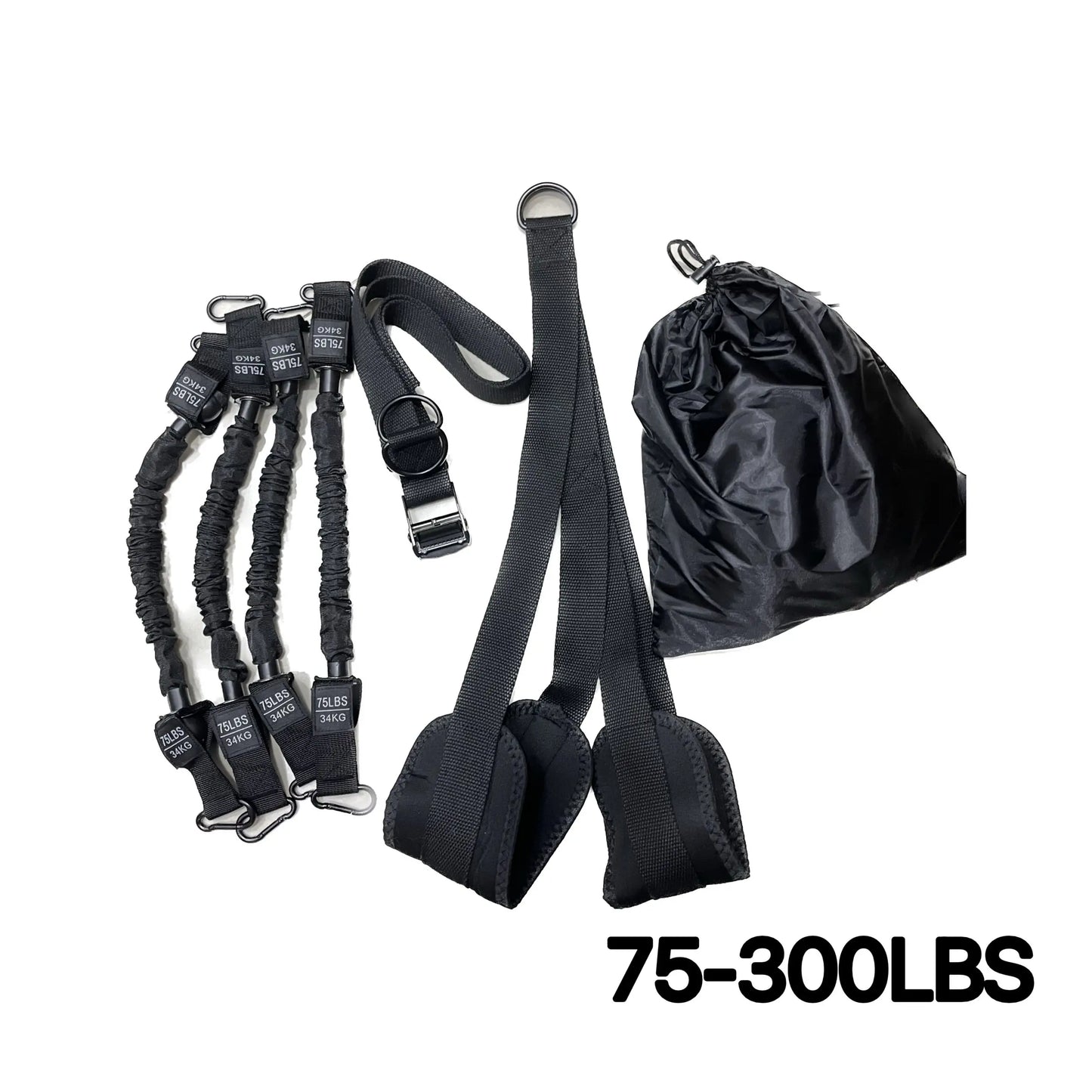 Assisted Pull-Up Bands 75-300LBS — Multifunctional Strength Training & High-Intensity Fitness Assist Belt