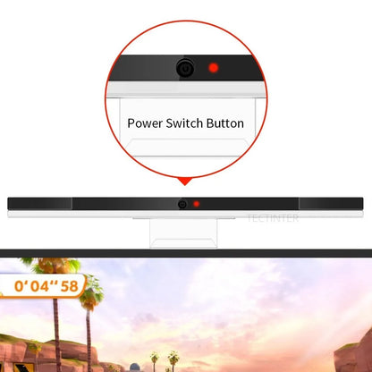 Wireless IR Sensor Receiver Bar for Wii – Infrared Signal Remote Holder with Bluetooth Compatibility