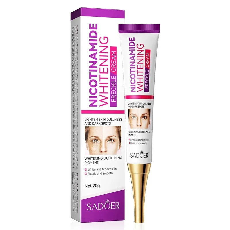 SADOER Freckle Removing Cream — Nicotinamide Moisturizing Face Cream for Hydrating, Nourishing & Firming Skin