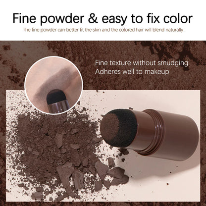 Waterproof Hairline & Root Concealer Pen – Instant Grey Coverage with Easy Blend Powder Stick for Normal Hair