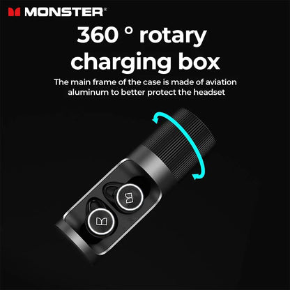 Monster Clarity 101 AirLinks TWS Earbuds | ENC Noise-Cancelling Waterproof Bluetooth Headphones