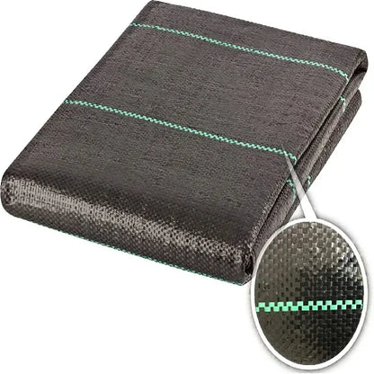 Heavy Duty Weed Barrier Fabric: Woven Control for Outdoor Rubber Floor Mats, Non-Slip Weed Block Ground Cover