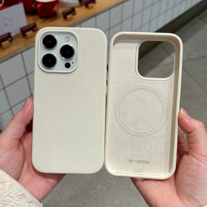 MagSafe Liquid Silicone Phone Case - Magnetic Wireless Charging Cover for iPhone 11-17 Series Pro Max Plus Models