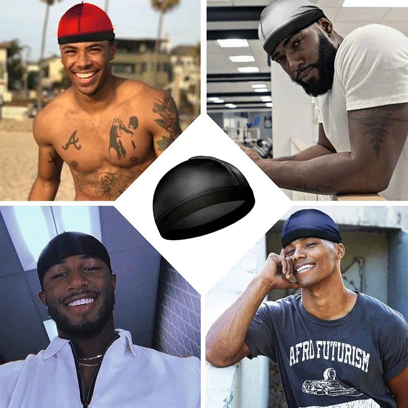 Thick Silky Breathable Wig Cap - Elastic Dome Mesh Knit Cap for Men & Women with Comfortable Hair Protection