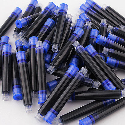 Colorful Fountain Pen Ink Cartridges - 12-60PCS 3.4mm Ink Sac Refills for Drawing, School & Office Writing Supplies