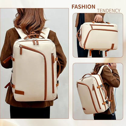 Business Laptop Backpack - Large Capacity Unisex Travel, School & Outdoor Bag for Men & Women