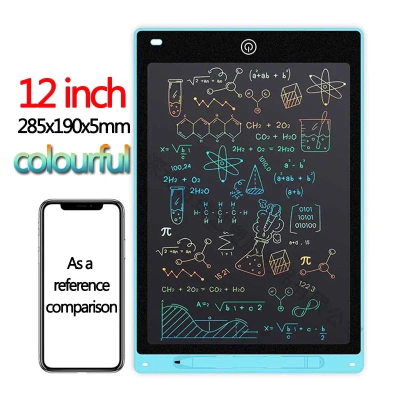 10/12 Inch LCD Writing Tablet - Drawing Board for Kids, Graffiti Sketchpad and Handwriting Blackboard, Magic Toy Gift