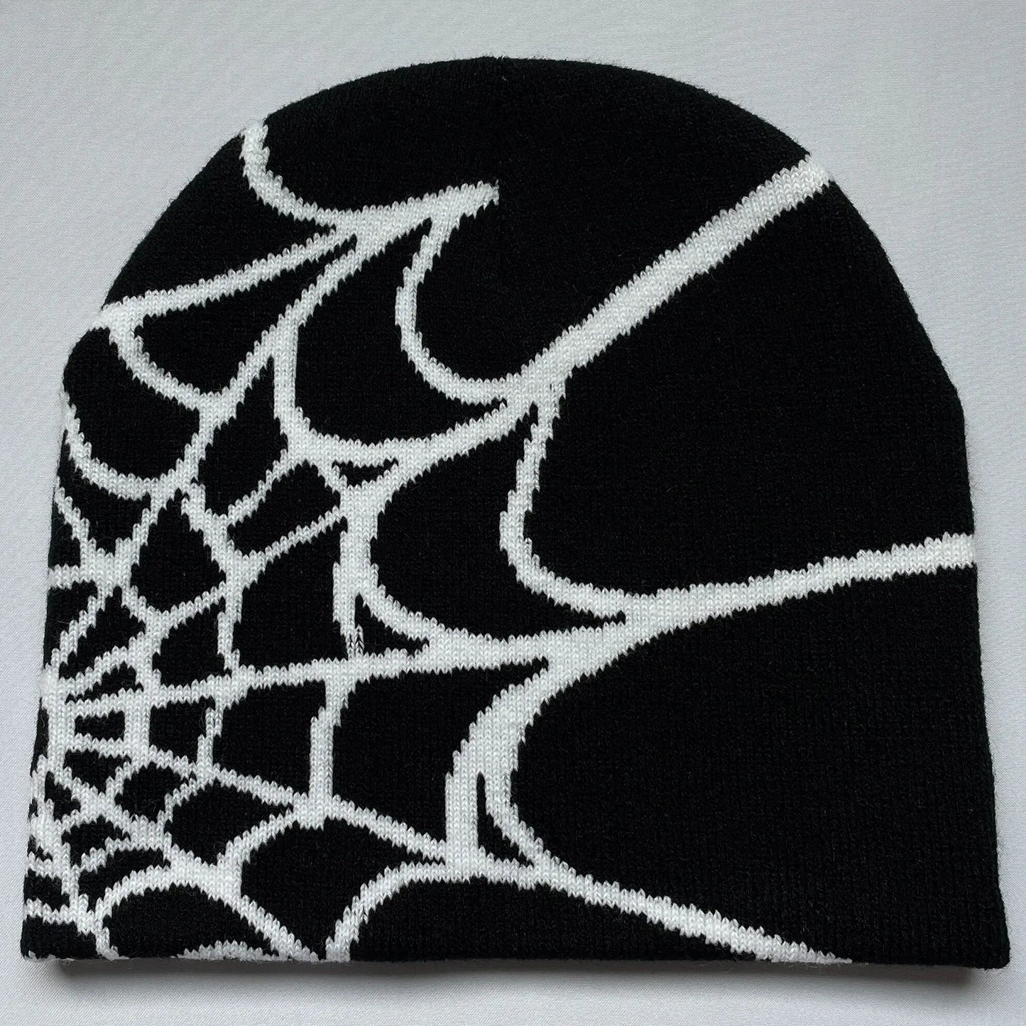 Y2K Spider Web Knit Hat - Unisex Outdoor Sports Fashion Beanie for Men & Women