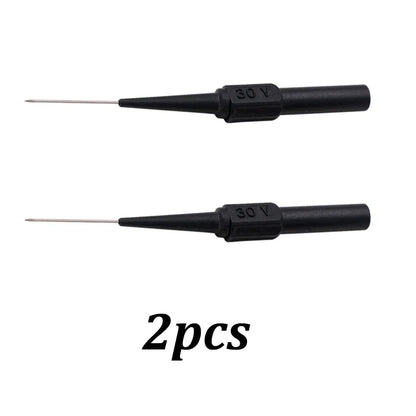 10Pcs 30V Multimeter Test Lead Kit - Automotive Diagnostic Probe Extension with 0.7MM Piercing Needle Tips