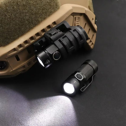 Tactical LED Flashlight Set - 3PCS Anti-Shock Outdoor Camping Helmet Light for Hunting & Emergency Use