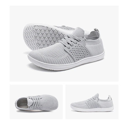 HOBIBEAR Wide Toe Barefoot Shoes – Minimalist Walking Sneakers for Men & Women, Zero Drop Sole, Breathable Mesh