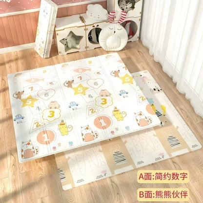 Foldable Baby Play Mat – XPE Kids Crawling Puzzle Carpet, Educational Activity Rug, Children’s Floor Games Blanket Toy
